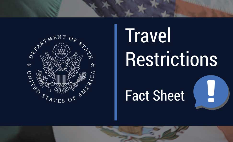 US COVID travel restrictions